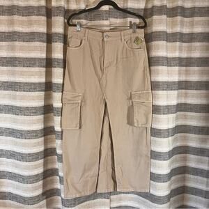 Garage Khaki Cargo Maxi Skirt‎ Size Small